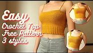 Very Easy Crochet Top for Beginners, Crochet Tutorial, Free Crochet Modern Pattern | Amigurumi Forge