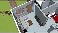 45 Square Meter 3 Bedroom Simple House