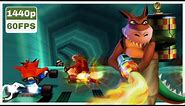 Crash Team Racing (Dingodile) - Crash Cup - PlayStation 1 Gameplay - (2K 60fps)
