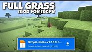 full green grass block minecraft resource pack 1.19 | minecraft full grass texture pack mcpe 1.19