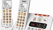 Uniden Sight and Sound Enhanced Cordless Phone White SSE45 1