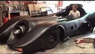 89 Batmobile test firing machine guns