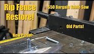 $50 Craftsman 113 Table Saw Rip Fence Rebuild