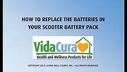 How to install replacement batteries in your scooter battery pack
