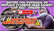How to set or timing of camshaft - 4HL1 electronic engine
