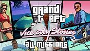 GTA VICE CITY STORIES Full Game Walkthrough - All Missions (4K 60fps) No Commentary