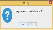 C# Tutorial - How to Custom a Message Box | FoxLearn
