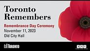 Old City Hall- Remembrance Day 2023