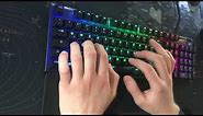 [Blue Switches] Steelseries Apex 7 Typing Sound Test