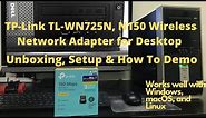 TP-Link TL-WN725N Review! Best USB Wifi Adapter? Wired To Wireless In Seconds! With Walkthrough!