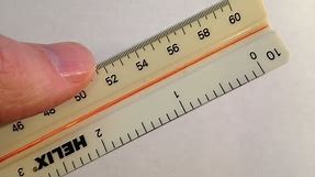 How to use an Engineer's Scale (or Engineer's Ruler)