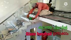 Stainless Steel glass handrail staircase railing full installation process