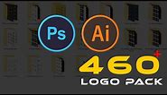 Mega Logo Bundle Download In PSD EPS And AI Files |English| |Photoshop Tutorial|