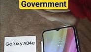 Free Samsung Galaxy A04e Mobile Phone By UP Government | Samsung Galaxy A04e Unboxing And Review