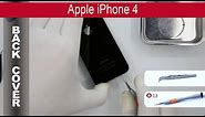 How to open 🔧 The back cover 🍎 Apple iPhone 4, replacement rear panel (A1349, A1332)