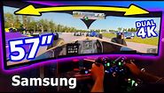 Is the 57" Samsung Odyssey Neo G9 the BEST sim racing monitor ever?