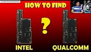 How to Identify iPhone x Intel or Qualcomm motherboard in iPhone Repairing | Mobile Repair Academy