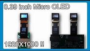 Smallest Micro OLED Display Screen With Highest Resolution 1920x1080