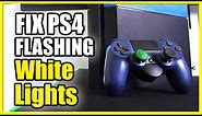 How to Fix Flashing White Light on PS4 Controller! (Connect PS4 Controller Tutorial)