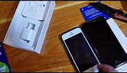 Unboxing the Tracfone iPhone 7 and setup