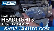 How to Replace Headlights 97-01 Toyota Camry