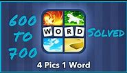 4 Pics 1 Word Answers 600-700