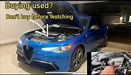 Guide To Buying A Used Alfa Romeo Giulia or Stelvio 2.0T (5 preowned buying tips/ checks)
