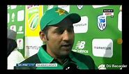 Pakistan Captain Sarfraz Ahmed Speaking English 'Boys Played Well' | 😀😀😀 |