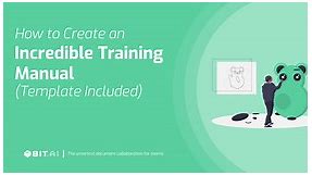 How To Create a Training Manual: Steps & Free Template included