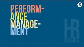 HR Basics: Performance Management