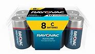 Rayovac High Energy C Batteries (8 Pack), Alkaline C Cell Batteries