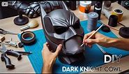 Make DARK KNIGHT COWL from Cardboard | Full Batman Mask with Templates | Full Dark Knight Cowl