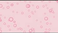 Pink animated bubbles background