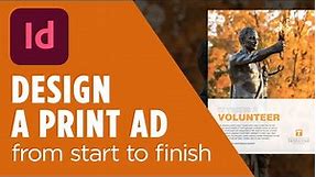 Print Ad Design Tutorial: From Start to Finish - InDesign for Beginners