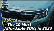 Top 10 Most Affordable New SUVs for 2023