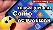 Como buscar actualizaciones EMUI android Huawei P20 Lite actualizar EMUI 10