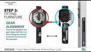 DS2500 Flush Mount Sliding Lock Installation Guide