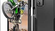 JXVM for Samsung Galaxy A14 5G Case: Dual Layer Shockproof Military Heavy Duty Full Body Protection Tough Rugged Durable Protective Cell Phone Cover for Galaxy A14 5G, 6.6 inch, 2023 (Matte Black)