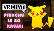 VRChat | Voice Trolling as pikachu