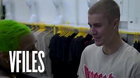 Justin Bieber Visits His Purpose Tour Pop-Up Shop at VFILES - VFILES LOUD!