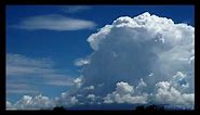 Time lapse of vigorously convecting cumulonimbus (thunderstorm) over the Sandia Mountains (4k)