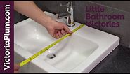 How to measure a basin | Bathroom guide from Victoria Plum