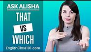 That vs Which: Difference and Comparison - Basic English Grammar