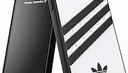 adidas Originals White/Black Molded Case for iPhone 12/12 Pro, Drop-Resistant Phone Case