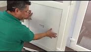 How to replace a PVC door panel