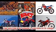 The History of Honda's XR250 and XR250R off-road machines from 1979- 2004