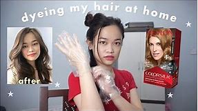 Dyeing my hair at home (no bleaching) | warna rambut di rumah - Revlon Colorsilk