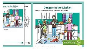 Dangers in the Kitchen Worksheet