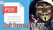 How to unlock password protected pdf files