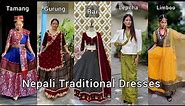 9 Dresses Of Nepal / Nepali Traditional Dresses / Tamang Rai Limbu Lepcha Bhutia Gurung Magar etc